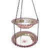 Hanging Hummingbird Birdbath and Feeder for Gardens view 1