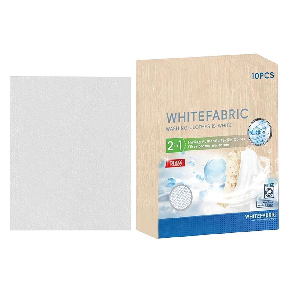 White Fabric Color Booster - 10 Sheets