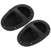 Healeved 2-Piece Black ABS Recessed Speaker Handles view 1