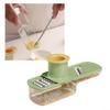 Garlic Slicer with Ergonomic Handle and Integrated Container (White) view 4