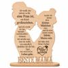 Love Mom Wooden Sign with Base view 1
