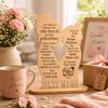 Love Mom Wooden Sign with Base view 4