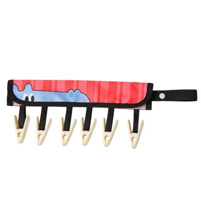 Travel Clothes Hanger, 6-Clip Drying Rack