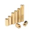 Hex Brass Female-Thread Standoffs, M2–M5, 11 mm, 30-Pack view 1
