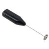 Stainless Steel Mini Electric Whisk for Mixing Coffee, Egg Whites, and Yolks (Black) view 3