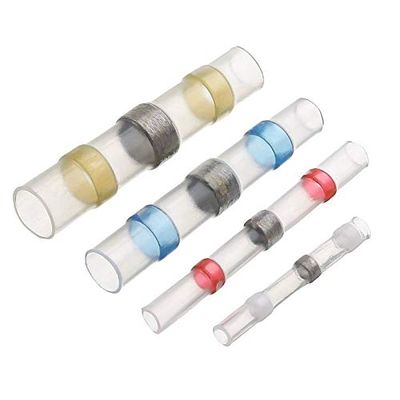Heat Shrink Solder Seal Wire Connectors, Waterproof, 26–10 AWG