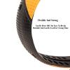 Rubber Speed Bump, 100 x 10 x 2 cm, Black and Yellow view 3