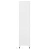 Mokuyary Steel Locker Cabinet, Light Gray and Dark Gray, 90 x 40 x 180 cm view 4