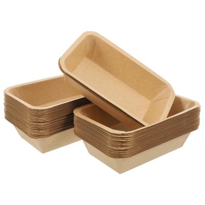 Brown Paper Burger Serving Boats, Oil- and Waterproof