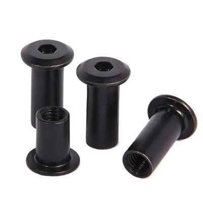 Carbon Steel Hex Socket Screws and Nuts, M3–M8, M3 x 15 mm, 10-Pack