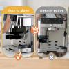 Appliance Slider – Wide Wooden Rolling Board for Coffee Machines view 4