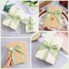 2 Rolls Green Satin Ribbon 2cm Wide 22m view 2