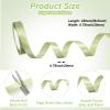 2 Rolls Green Satin Ribbon 2cm Wide 22m view 3