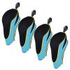 Andux Golf Iron Head Covers with Zipper, Gold Trim, Number Labels, 4-Piece Set, MT/HY18, Light Blue view 1