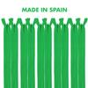 MARARDI 10-Pack Invisible Green Nylon Zippers, 35 cm view 3