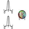UCLEVER Iron Plate Stand 10.5cm, 2 pcs Black Metal Display Easel view 1