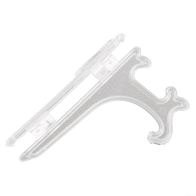 Hosrivae Transparent Plastic Easel for Plates (10-Pack)