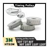 1 pc HTD 3M Timing Pulley, 80 Teeth, 6.35 mm Bore, 15 mm Belt Width view 2