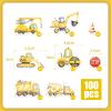 100 Pieces Construction Confetti view 2