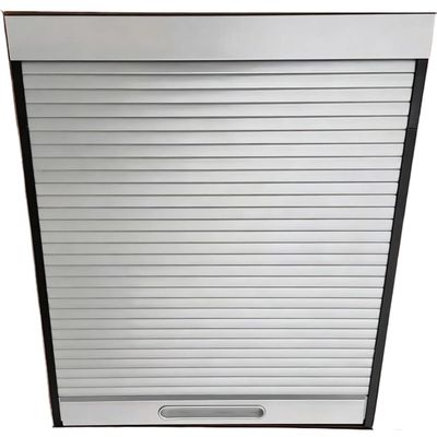 Roll-Up Cabinet Door Kit with Guide Rails and Handle, ABS, Multicolor, 1 Piece (10 × 18 in / 25 × 46 cm)