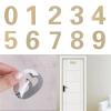7 cm Acrylic 3D House Number, Self-Adhesive, Gold, Door Sign, Address and Name Plaque, Digits 0–9 (5) view 2