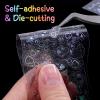 12 Sheets Holographic Glitter Star Stickers view 2