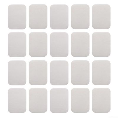 Hosrivae 20 Pairs Square Touch Fastener Carpet Grippers