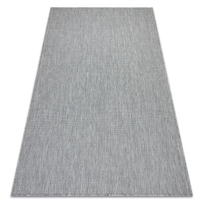 rugsx SION Sisal-Look Rug, Flatwoven, Gray, 160 x 220 cm