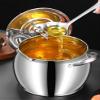 Stainless Steel Grease Container with Strainer view 2
