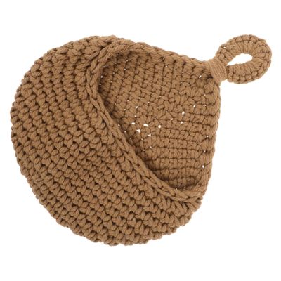 Hanging Macramé Storage Basket for Fruit and Vegetables