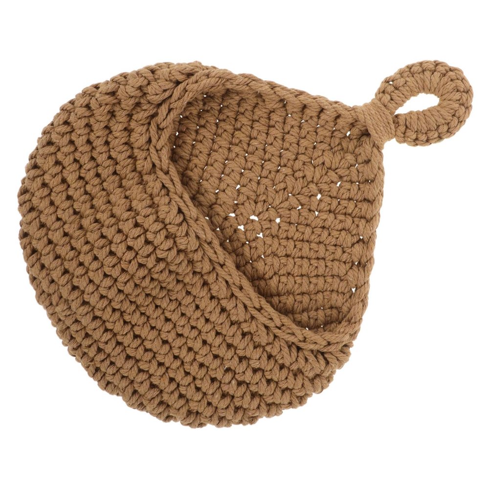Hanging Macramé Storage Basket for Fruit and Vegetables