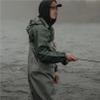 HTDRE Beige, Size 45, Waterproof Breathable Fishing Waders with Lug Sole view 4