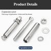 KRXSOBNV Expansion Bolts, 2-Piece Stainless Steel 304 Hex Expansion Bolt Set, Heavy-Duty M18 Anchors (M20x220) view 4