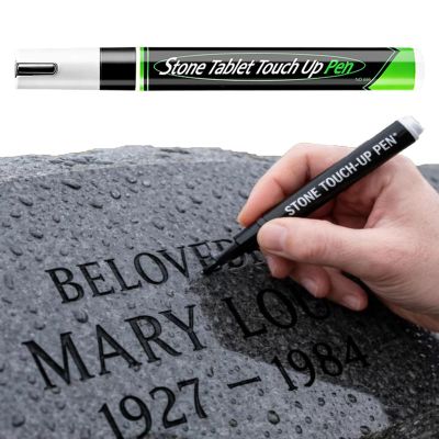 Generic Color Marker Pens for Gravestone Writing | Weatherproof, Quick-Drying, Durable | Paint Pens for Stones, Gravestones, Metal, Wood | Easter Memorial for Pets (1PC Black)