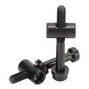 Yechiry 2-Piece Bicycle Seat Post Bolts, M5 x 40 mm, Titanium Alloy, Black view 1