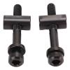 Yechiry 2-Piece Bicycle Seat Post Bolts, M5 x 40 mm, Titanium Alloy, Black view 2