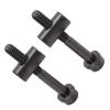 Yechiry 2-Piece Bicycle Seat Post Bolts, M5 x 40 mm, Titanium Alloy, Black view 3