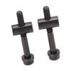 Yechiry 2-Piece Bicycle Seat Post Bolts, M5 x 40 mm, Titanium Alloy, Black view 4
