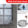 Generic Recessed Septic Tank Cover, Concealed Manhole and Wastewater Basin Frame, 100 x 100 cm view 4