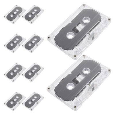 Healeved 10-Pack Vintage Blank Audio Cassettes, 30 Minutes