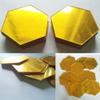 24 Gold Hexagon Mirror Wall Stickers view 4