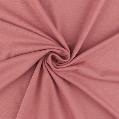 Elastic Viscose Jersey Fabric, Dark Blush