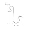 TOVINANNA Stainless Steel S-Shaped Hooks - 120 Pack view 2