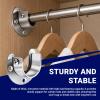 2-Pack Round Pipe Clothes Rod Holder 25mm view 3