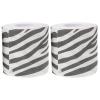 2-Piece Zebra-Print Toilet Paper, Paper, 3D Look view 1