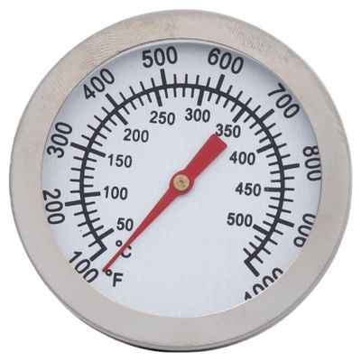 Grill Thermometer, C/F Stainless Steel Temperature Gauge