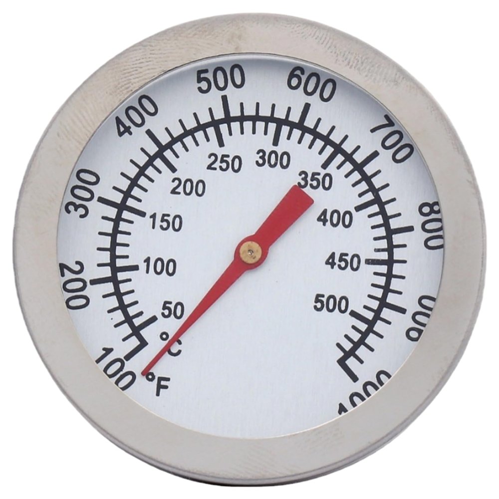 Grill Thermometer, C/F Stainless Steel Temperature Gauge