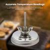 Grill Thermometer, C/F Stainless Steel Temperature Gauge view 2