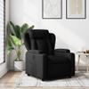GeenYuu Black Fabric Recliner, Manual 135° Adjustment with Cup Holders view 1