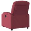 GeenYuu Electric Recliner, Wine-Red Fabric, 135° Reclining view 4